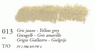 013 Yellow grey Large Sennelier Oil Pastel