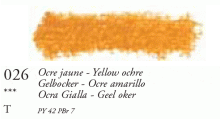 026 Yellow Ochre Sennelier Oil Pastel