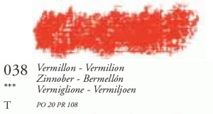 038 Vermilion Large Sennelier Oil Pastel