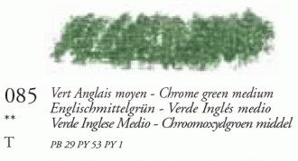 085 Chrome Green Medium Large Sennelier Oil Pastel
