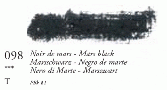 098 Mars Black Large Sennelier Oil Pastel