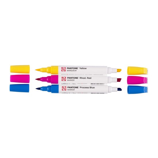 Talens Pantone Marker Set Of 3 Primary - Click Image to Close