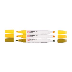 Talens Pantone Marker Set Of 3 Yellow Talens Pantone Marker Set Of 3 Yellow