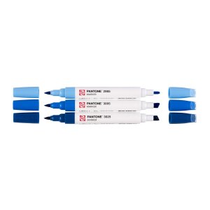 Talens Pantone Marker Set Of 3 Blue Talens Pantone Marker Set Of 3 Blue