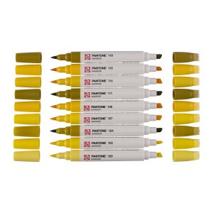 Talens Pantone Marker Set Of 9 Yellow Talens Pantone Marker Set Of 9 Yellow