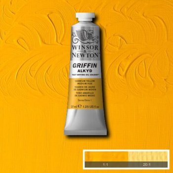 Cadmium Yellow Med Hue Griffin 37ml