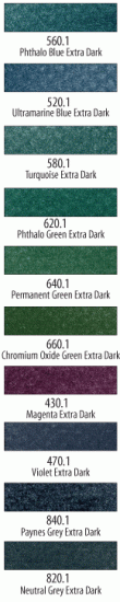 Extra Dark Shades - Cool Set Pan Pastel Set 10 Colours - Click Image to Close