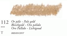 112 Pale Gold Sennelier Iridescent Oil Pastel
