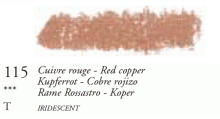 115 Red Copper Sennelier Iridescent Oil Pastel