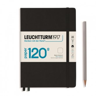 Leuchtturm Notebook 120g Edition A5 203p Plain Black