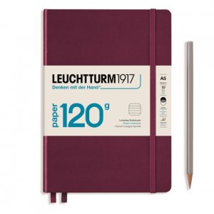 Leuchtturm Notebook 120g Edition A5 203p Ruled Port Red