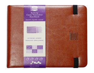 12x16cm Academy Baohong Watercolour Sketchbook Smooth HP 300gsm