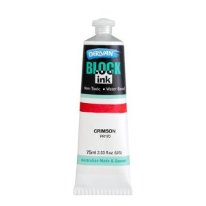 Derivan Block Ink Crimson (Cool) 75ml