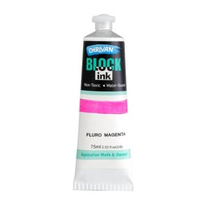 Derivan Block Ink Fluro Magenta 75ml  Derivan Block Ink Fluro Magenta 75ml