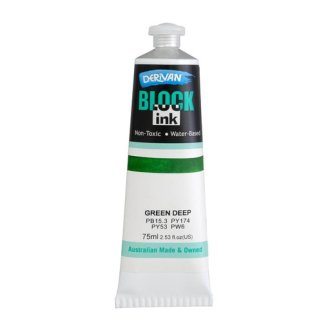 Derivan Block Ink Green Deep 75ml