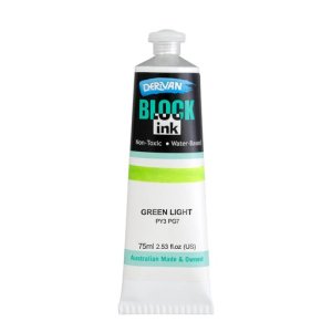 Derivan Block Ink Light Green 75ml  Derivan Block Ink Light Green 75ml