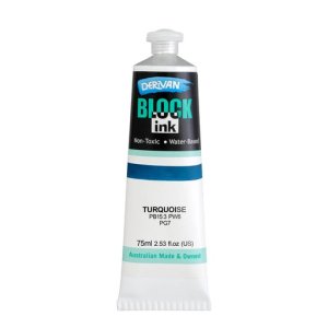 Derivan Block Ink Turqouise 75ml