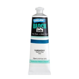 Derivan Block Ink Turqouise 75ml