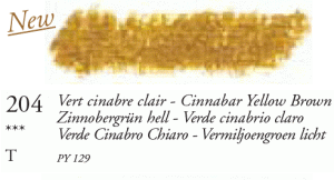 204 Cinnabar Yellow Brown Large Sennelier Oil Pastel