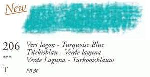 206 Turquoise Blue Large Sennelier Oil Pastel