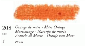 208 Mars Orange Large Sennelier Oil Pastel