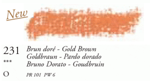 231 Gold Brown Large Sennelier Oil Pastel