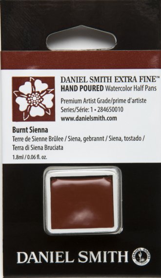 Burnt Sienna DANIEL SMITH 1/2 Pan