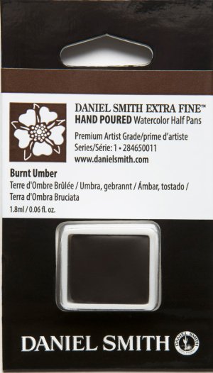 Burnt Umber DANIEL SMITH 1/2 Pan