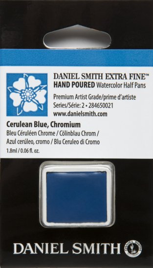 Cerulean Blue Chromium DANIEL SMITH 1/2 Pan - Click Image to Close