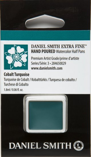 Cobalt Turquoise DANIEL SMITH 1/2 Pan - Click Image to Close