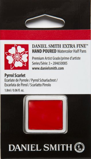 Pyrrol Scarlet DANIEL SMITH 1/2 Pan - Click Image to Close