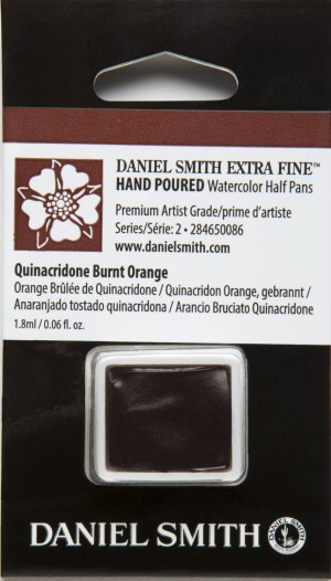 Quinacridone Burnt Orange DANIEL SMITH 1/2 Pan