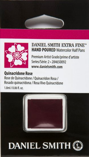 Quinacridone Rose DANIEL SMITH 1/2 Pan - Click Image to Close