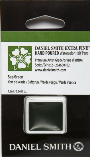 Sap Green DANIEL SMITH 1/2 Pan - Click Image to Close