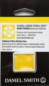 Cadmium Yellow Medium Hue DANIEL SMITH 1/2 Pan