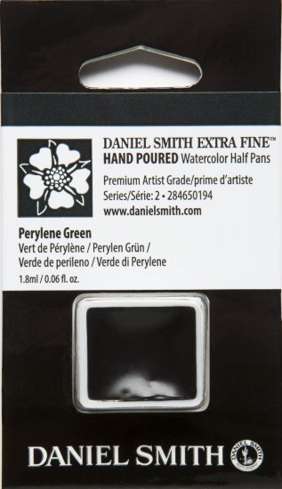 Perylene Green DANIEL SMITH 1/2 Pan - Click Image to Close