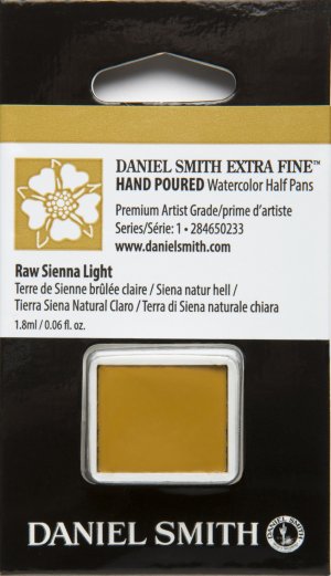 Raw Sienna Light DANIEL SMITH 1/2 Pan