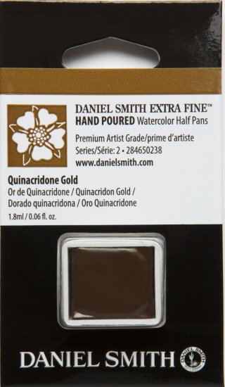 Quinacridone Gold DANIEL SMITH 1/2 Pan - Click Image to Close