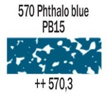 570.3 Phthalo Blue Rembrandt Soft Pastel