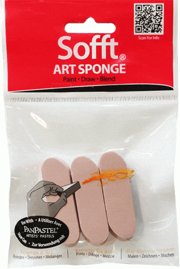 Sofft Art Sponge 61021 Round Pkt 3 - Click Image to Close