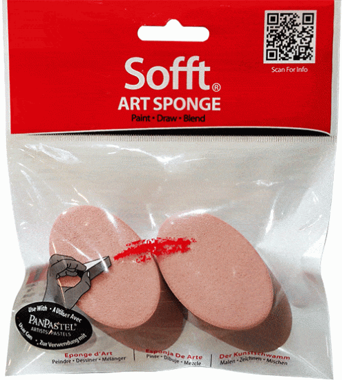 Sofft Art Sponge 61030 Round Pkt 2 - Click Image to Close