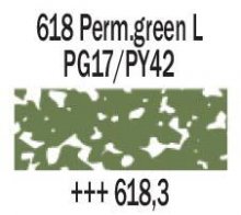 618.3 Perm Green Lt Rembrandt Soft Pastel
