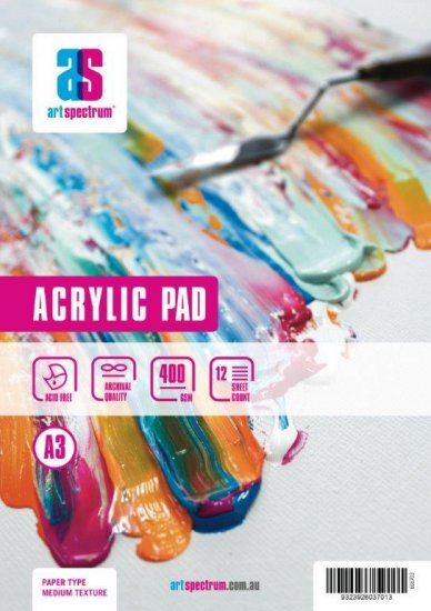 Art Spectrum Acrylic Pad A4 - Click Image to Close