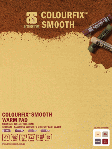 Art Spectrum Colourfix Smooth Pad 30x40cm Warm Colours