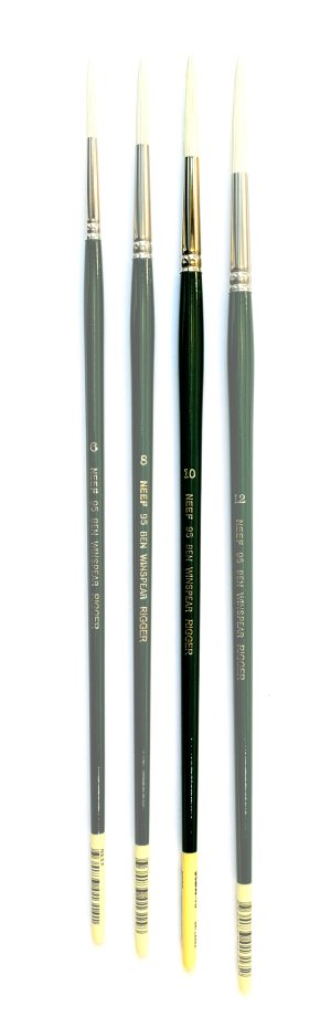 95 Ben Winspear Stiff Synthetic Rigger Size 10