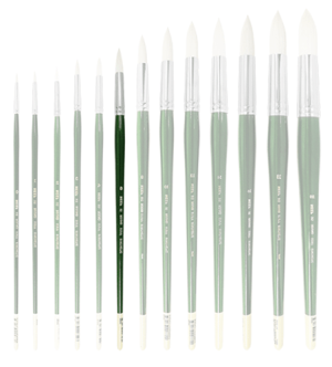 95 Neef Round Stiff Synthetic Size 6