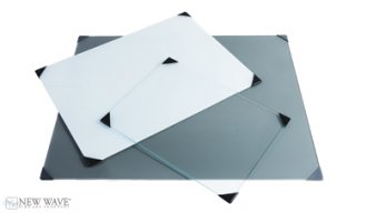 POSH table top palette Glass Grey 12"x16"