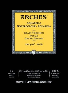 Arches Watercolour Pad 185gsm A3 Rough