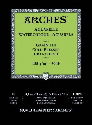 Arches Watercolor Sheet Paper 22x30 90lb (185g) Cold Press