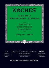 Arches Watercolour Pad 300gsm A5 Cold Pressed / Medium